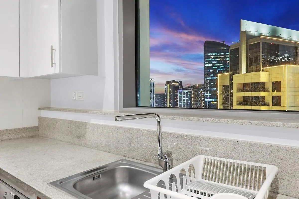 Apartment First Class 1Br Panoramic City View Dubai